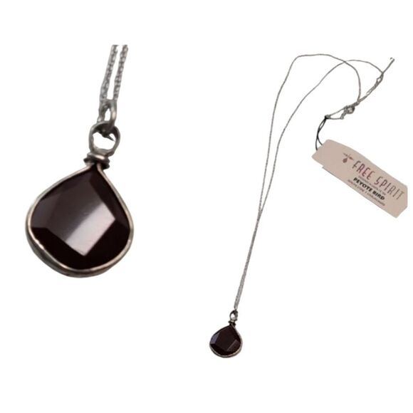 NWT Peyote Bird Smokey Quartz Bezel Sterling Necklace pendant - Picture 1 of 8